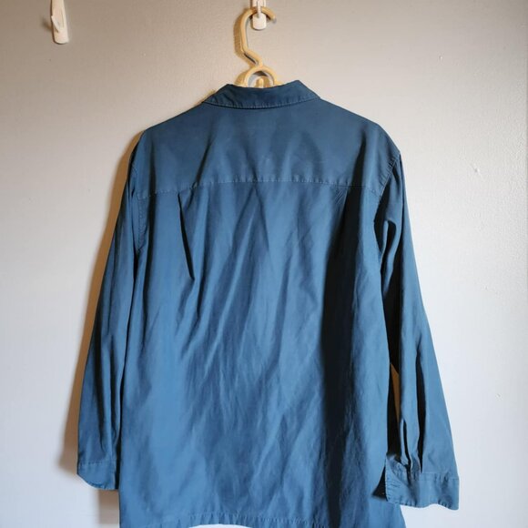 EUC Brandini Long Sleeve Suede feel Casual Dress Shirt - Picture 2 of 3